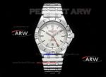 Swiss Replica Breitling Chronomat Automatic GMT 40mm Silver Dial SS Watch